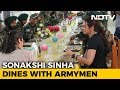 Jai Jawan: Sonakshi Sinha Shares Meal With Armymen