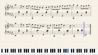 Caves - Pokémon Ranger : Shadows of Almia - Piano sheet music