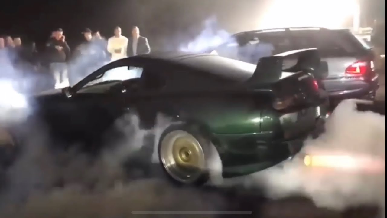 Toyota Supra Mk4 Epic burnout 2step