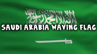 🇸🇦 Saudi Arabia Country Flag Animation | Full HD | 10 Hours screenshot 2