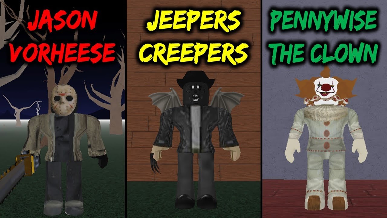 Jason Vorhees Vs Jeepers Creepers Vs Pennywise Roblox - 