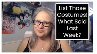 List Those Costumes!| What Sold Last Week on Ebay, Poshmark, Mercari, Etsy, & Facebook