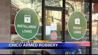 Chico Police searching for armed robbery suspect