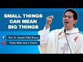 SMALL THINGS CAN MEAN BIG THINGS | HOMILY | FR. FIDEL ROURA