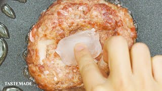 【あの裏技で】肉汁溢れるハンバーグ