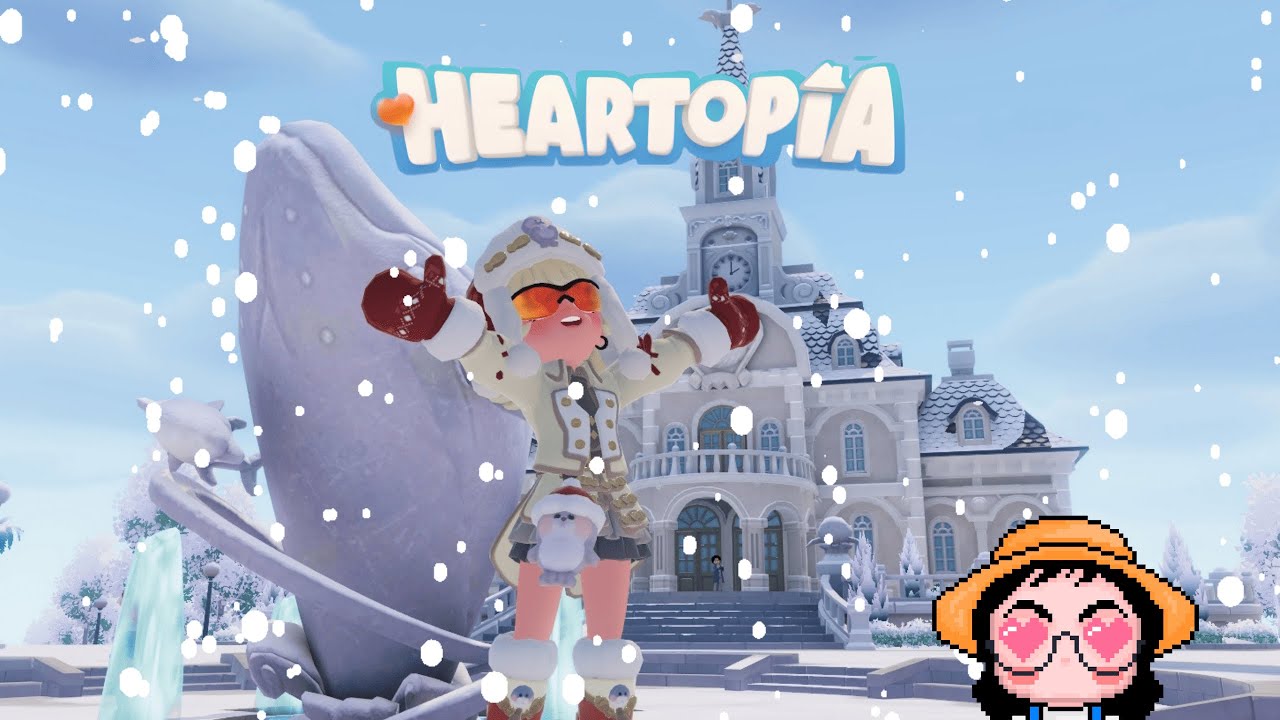 We Got Our First Snow! ❄️☃️ - Heartopia 💖