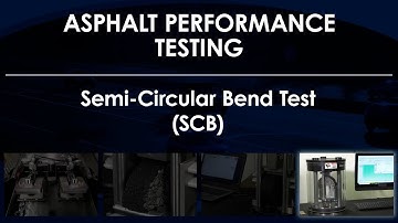 Asphalt Performance Testing – Semi-Circular Bend Test (SCB)