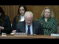 WATCH: Sen. Van Hollen, Patel clash over allegations of excessive drinking by FBI director