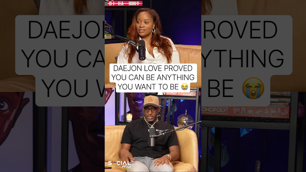 DAEJON LOVE PROVED YOU CAN BE ANYTHING YOU WANT TO BE 😭 #socialproofpodcast