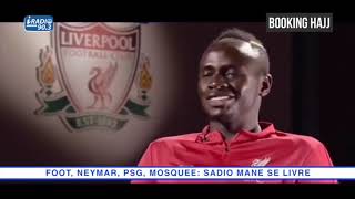 Sadio mane il Gagne des millions mais nettoie la mosquée