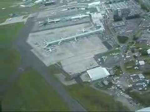 Air Ambulance Take Off and Climb Out from Glasgow