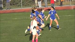 (2015_10_15) Girls Varsity Soccer - PCS At Remsen - Kailey Sweet Goal