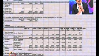 Mod-09 Lec-21 Cost Allocation, Absorption