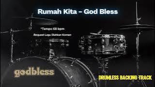 Rumah Kita (Live) - God Bless | Drumless Song with click