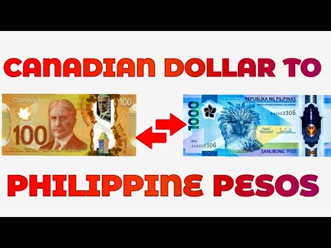 Canadian Dollar To Philippine Peso Exchange Rate Today | CAD To PHP | Dollar To Peso