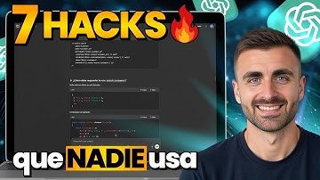7 Hacks de ChatGPT que NADIE te está enseñando (y cambiarán tu forma de trabajar)