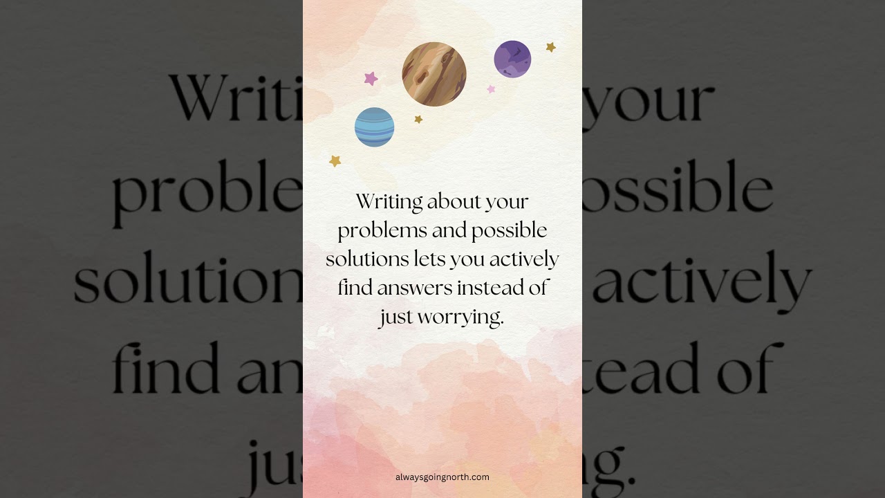 Journaling for Problem  Solving 