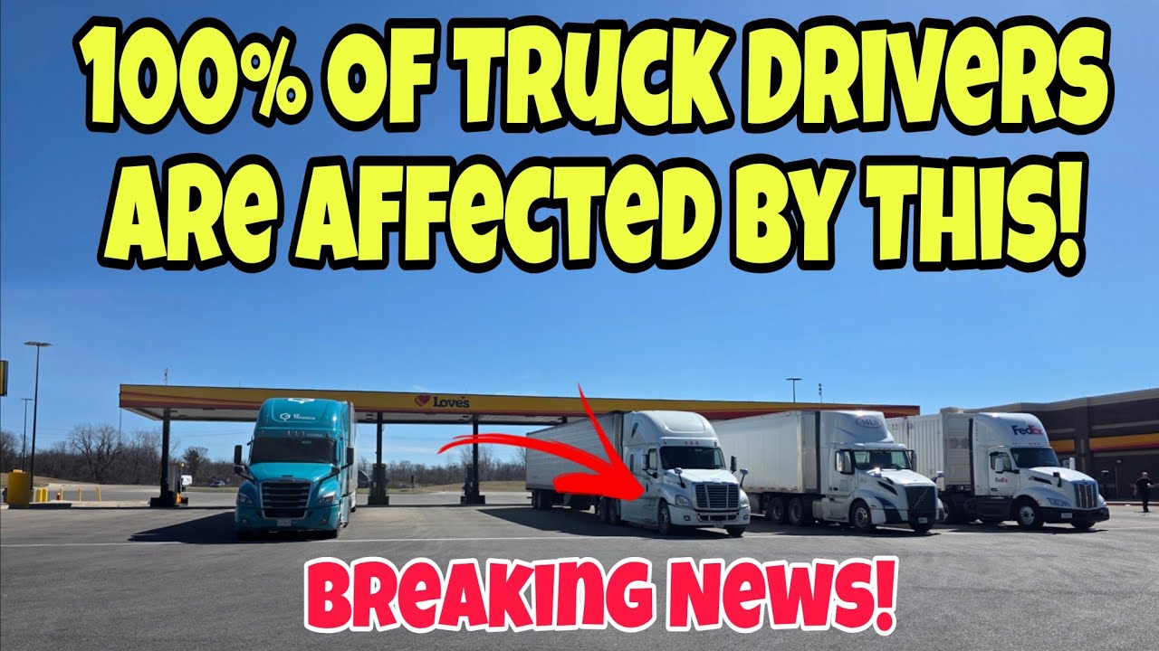 100% Of Truck Drivers Are Affected By This Today!