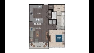 A4 Floor Plan - 1414 Texas Downtown