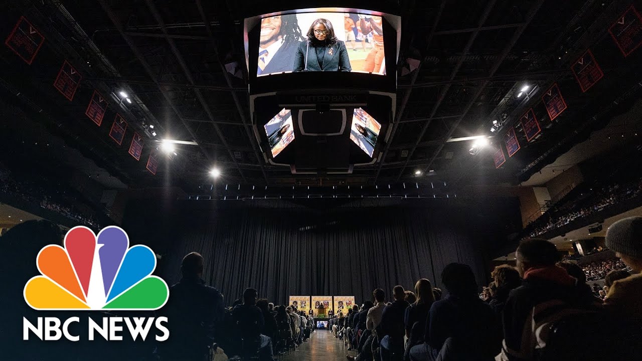 Thousands Gather To Honor 3 UVa Football Players Murdered