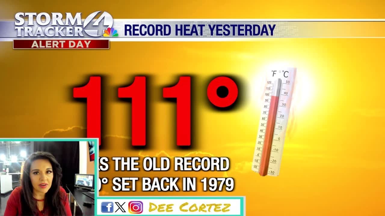 Extreme heat continues to dominate, but relief is on the way - YouTube