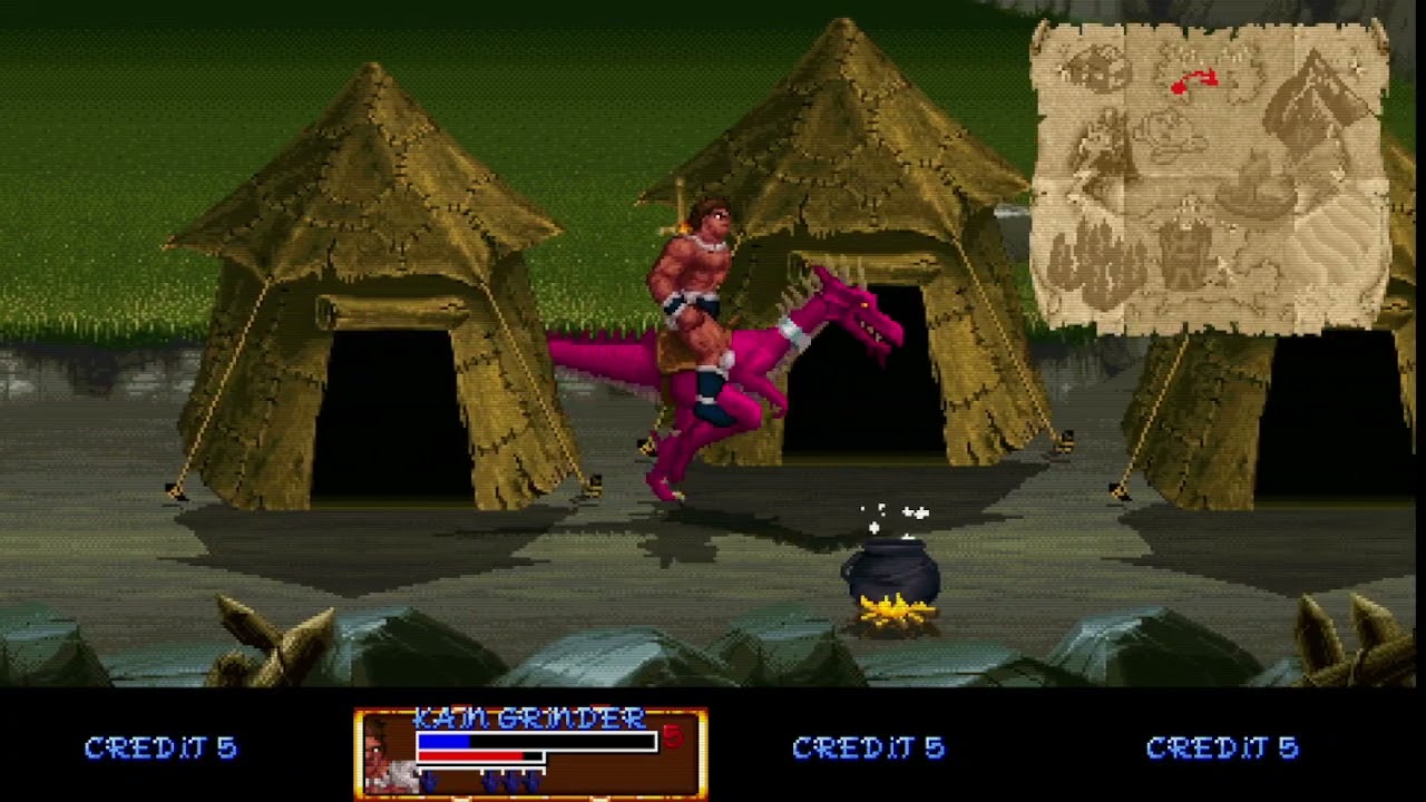 Jogando Golden Axe Returns em português! (ATUALIZAÇÃO V1.0) - NORMAL - OPENBOR - Sem comentários.