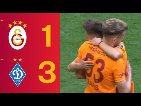 Galatasaray 1-3 Dinamo Kiev Maç Özeti & Goller 14.04.2022