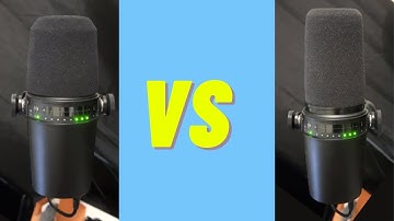 Shure SM7B windscreen VS Shure MV7 windscreen // Plosives test and sound test