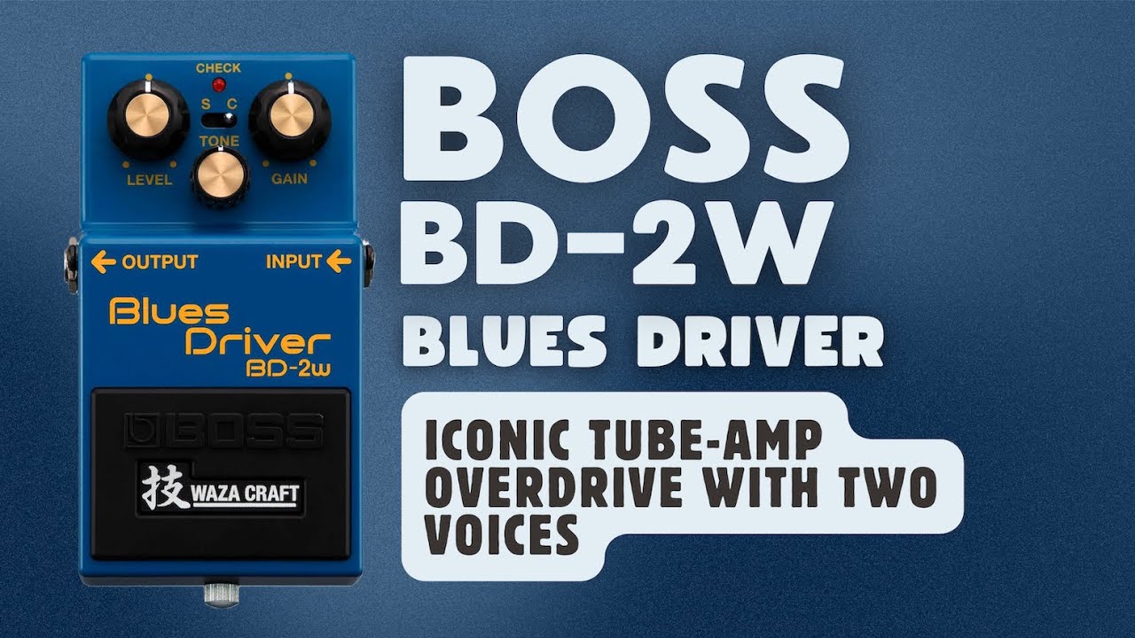 Boss | BD-2w Blues Driver Waza Craft Pedal Demo