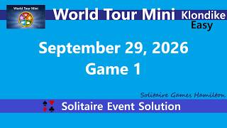 World Tour Mini Game #1 | September 29, 2026 Event | Klondike Easy screenshot 5