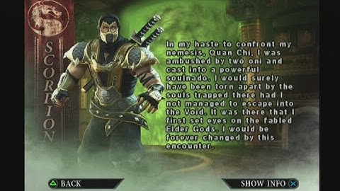 Mortal Kombat Deception (PS2) - Scorpion - Arcade Mode