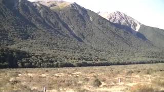 TranzAlpine, Arthur's Pass to Christchurch - New Zealand, Part 1