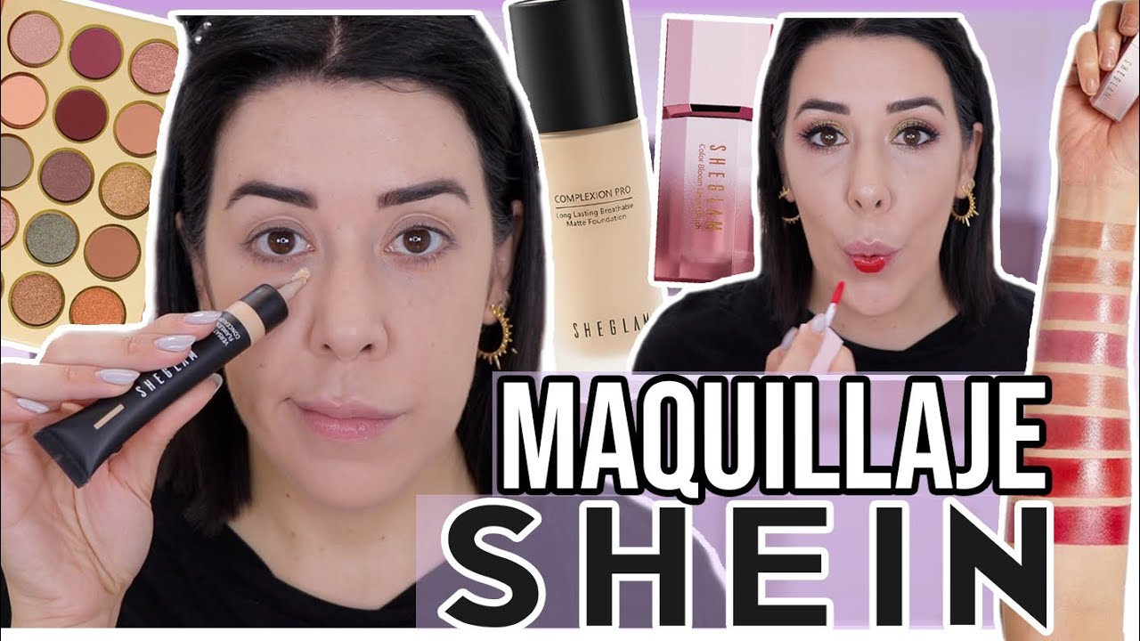 PROBANDO MAQUILLAJE SHEIN | MAQUILAJE COMPLETO ... ¿SE SALVA ALGO?