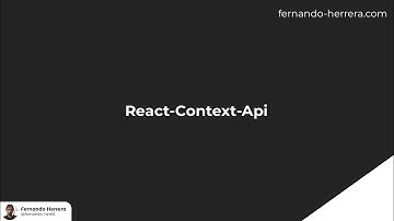 React: Context Api