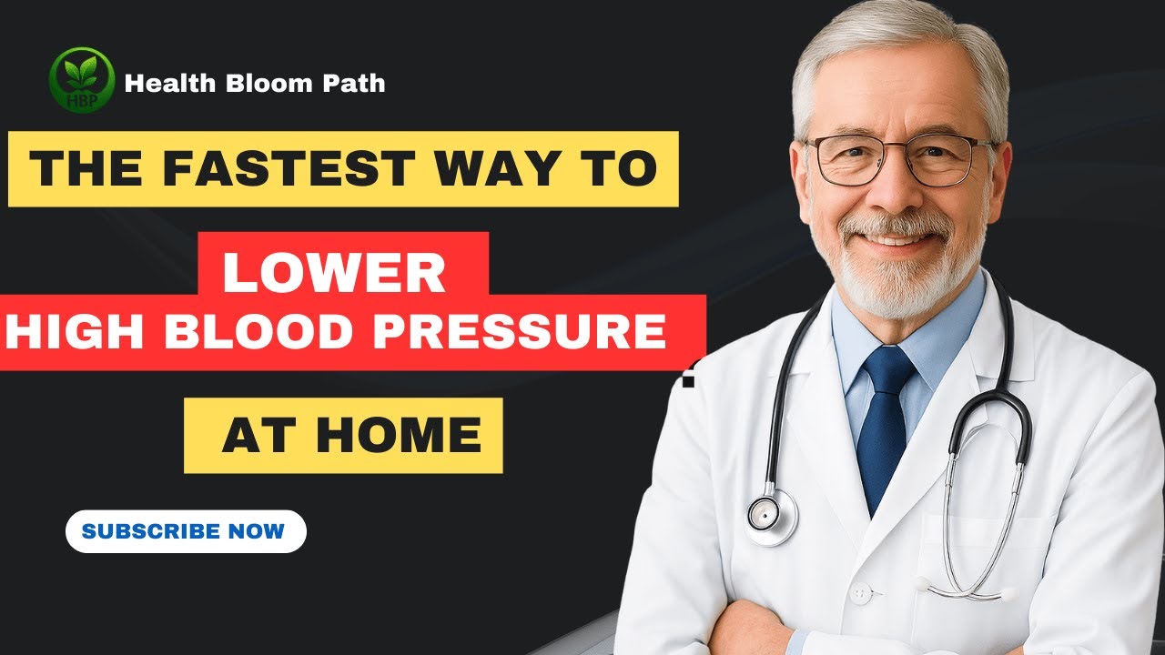 The FASTEST Way to Lower High Blood Pressure at Home - YouTube
