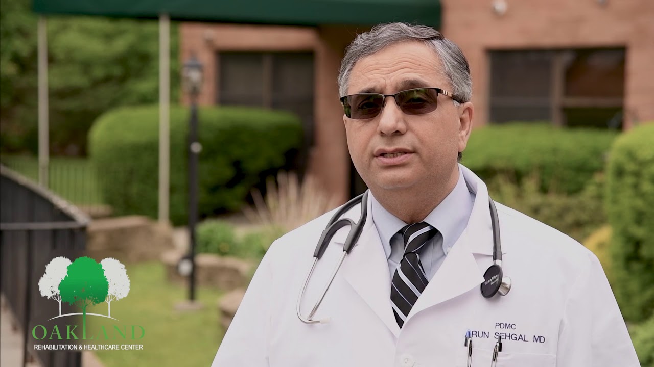 Dr. Arun Sehgal of Oakland Rehabilitation and Healthcare Center YouTube
