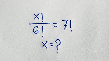 A nice math olympiad question | A tricky factorial maths olympiad question | 