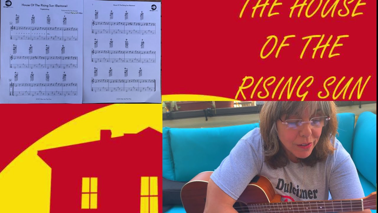 House Of The Rising Sun arranged by Maria CalfaDePaul for Uke Like The