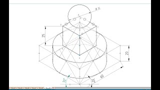 SOLVING CAED | ISOMETRIC - CIRCULAR SLAB | VTU 22 SCEME