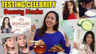 Testing Bollywood CELEBRITY Beauty Hacks | Shocking Results 😳 Garima's Good Life