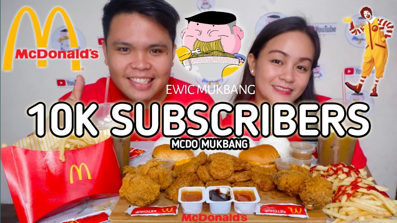 Mcdonalds Mukbang 10K Subscribers Celebration FilipinoFoodMukbang Mcdonalds mukbang 10k subscribers celebration filipinofoodmukbang