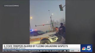 ISP Troopers Injured by Fleeing Car on Dan Ryan Expressway