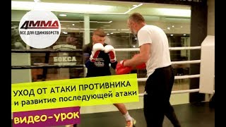 Перемещение на ногах в боксе - уход с атаки | 4MMA