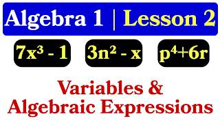 Algebra 1 Worksheets Explained | Variables & Expressions Practice | Lesson 2