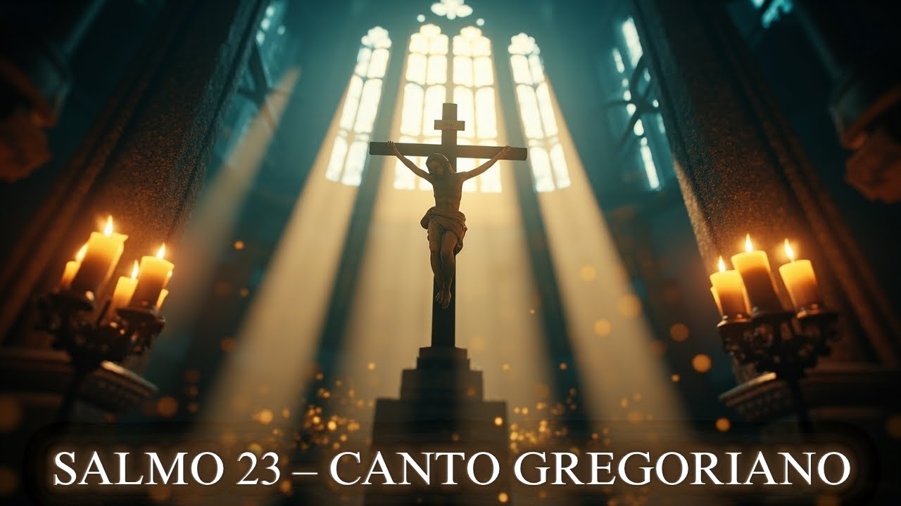 🎵 SALMO 23 EN CANTO GREGORIANO – EL SEÑOR ES MI PASTOR | MÚSICA PARA ...