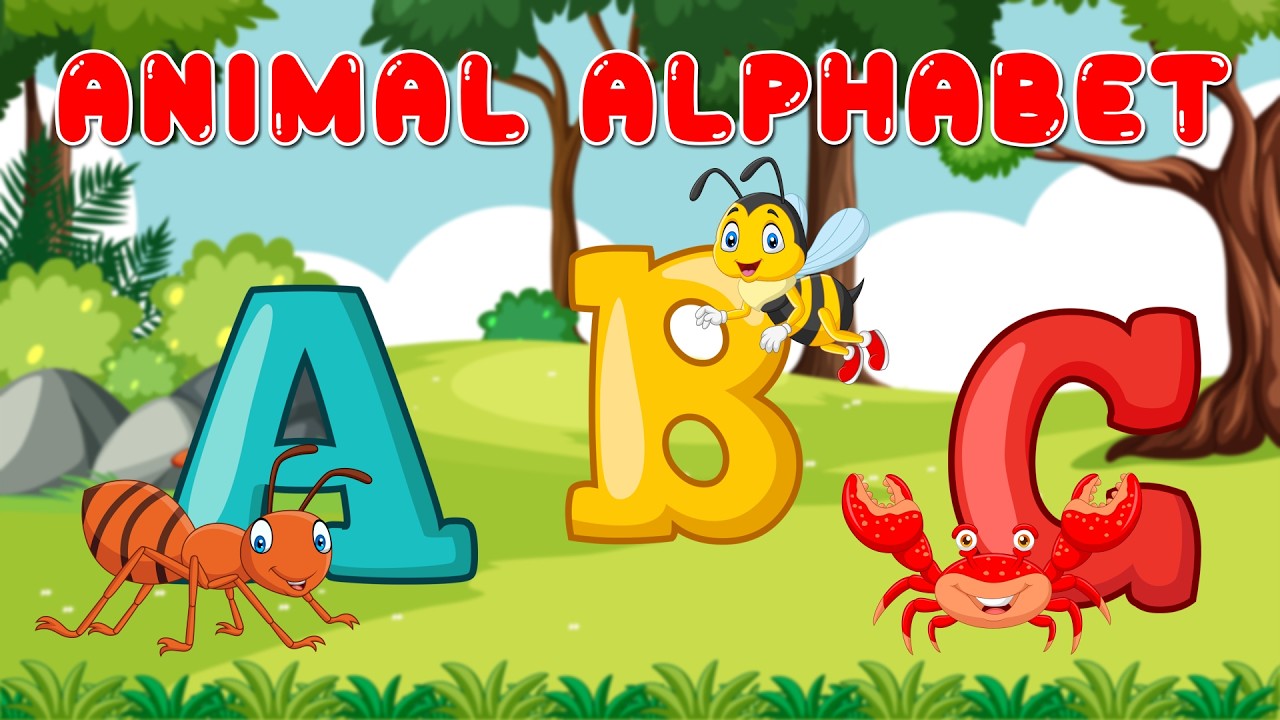 Animal Alphabet A-Z | Learn ABCs with Animals for Kids 🦁🐘