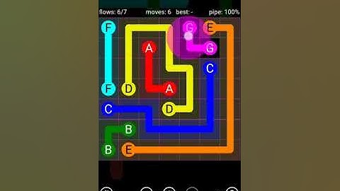 flow free 7x7 mania level 121-140