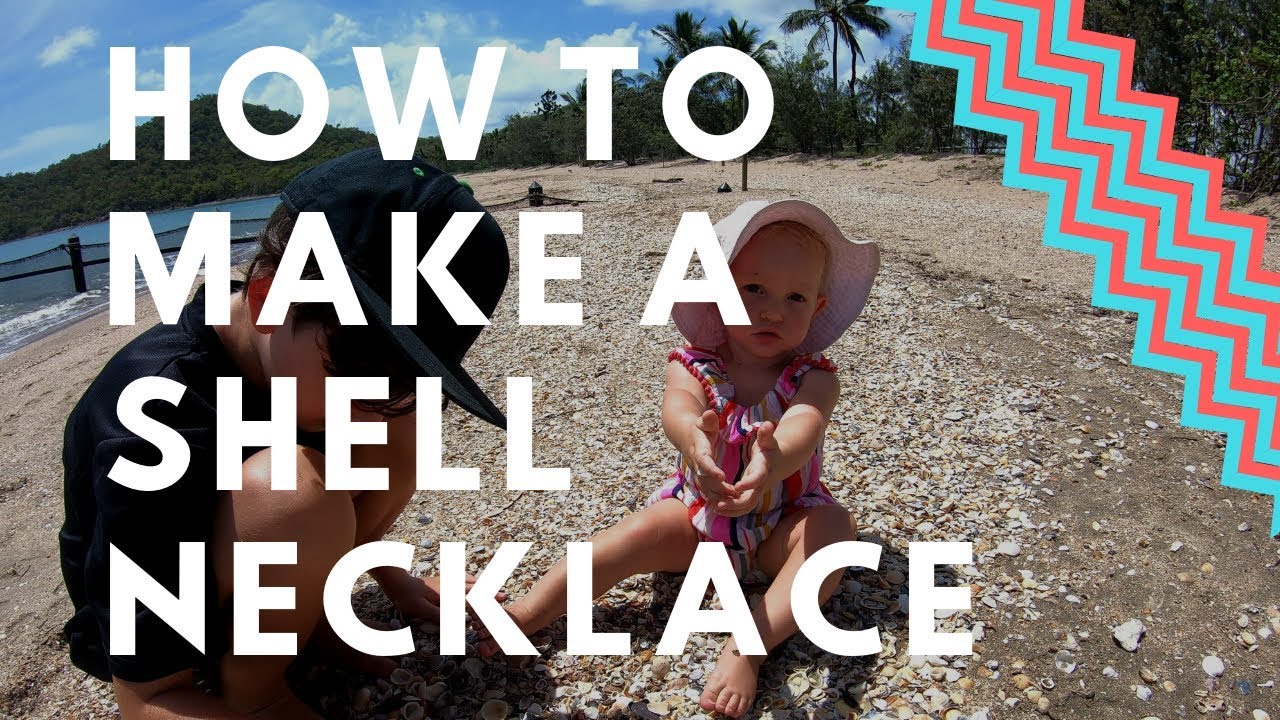 How to Make a Shell Necklace DIY Simple! YouTube