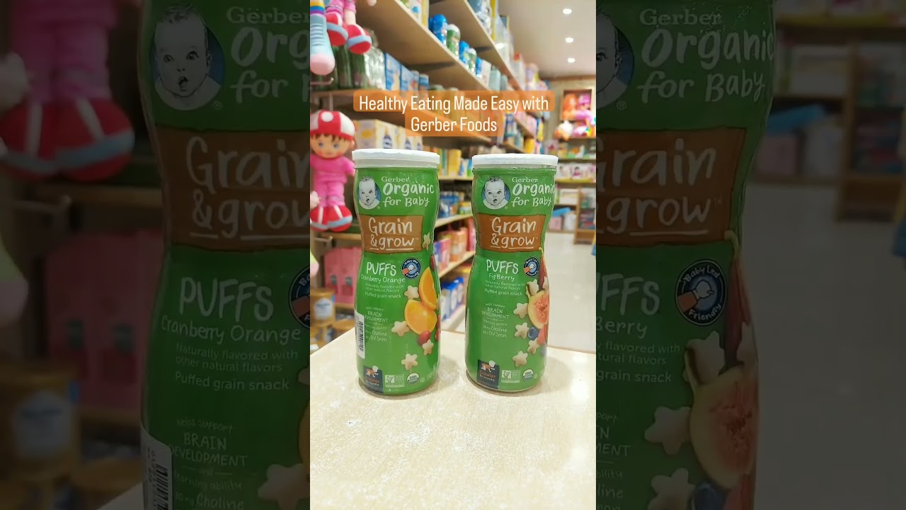 Gerber Foods | Best Baby Store @maaandbaby.com | 