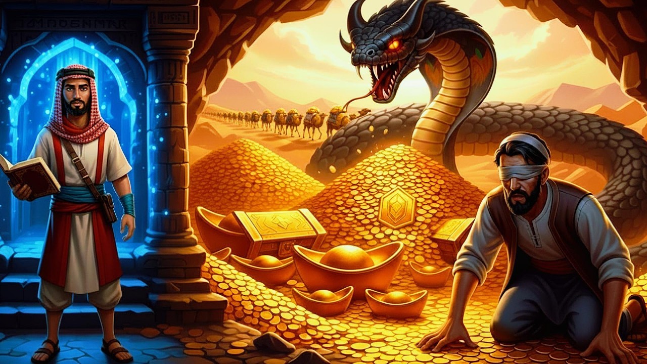 "مكحلة الجن التي كشفت كنوز الكوفة.. كيف دمر الطمع صاحب الـ 80 جملاً؟"